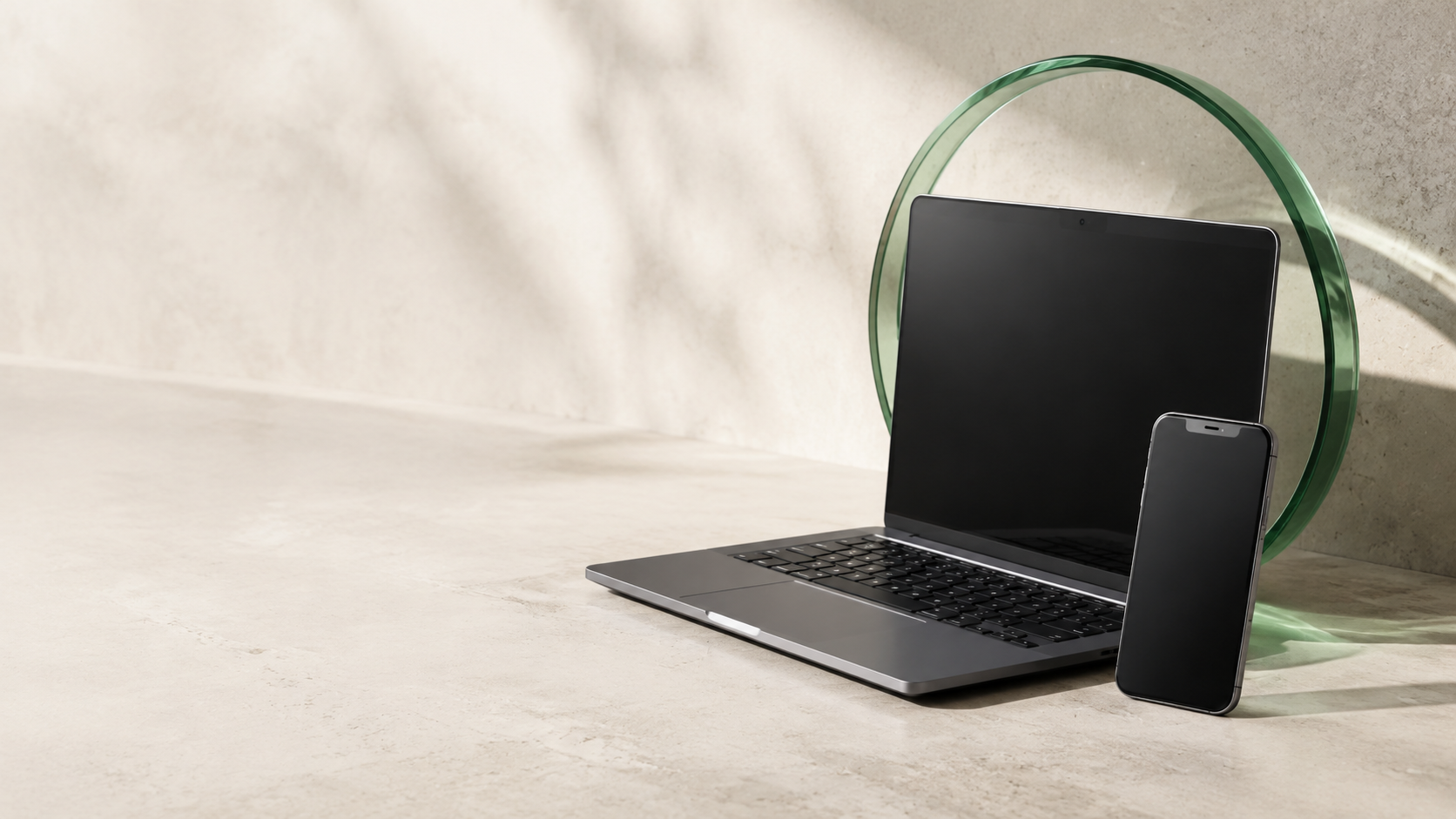 Renewed laptop and phone